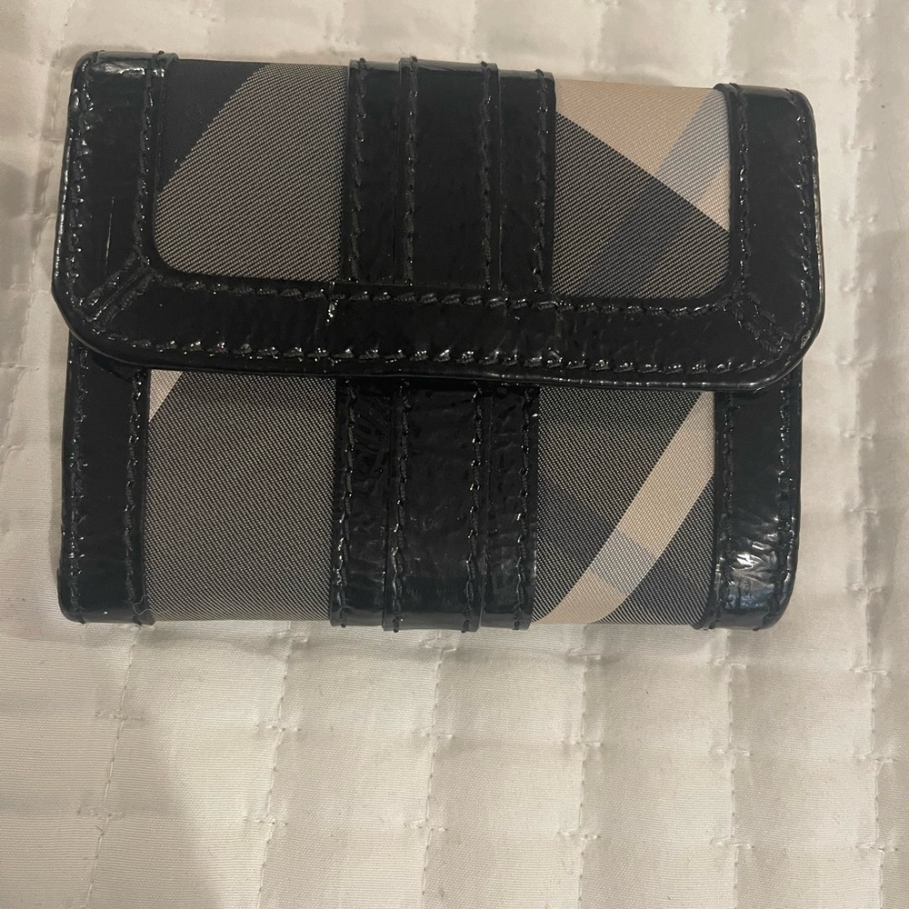 Authentic Burberry Plaid Wallet